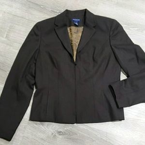 AnnTaylor Zip Front Stretch Blazer